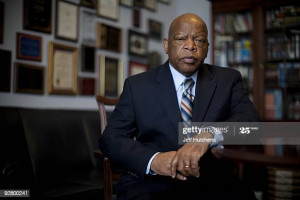 WASHINGTON D.C. - MARCH 17: Congressman John Lewis (D-GA) is photographed in his offices in the Canon House office building on March 17, 2009 in Washington, D.C. The former Big Six leader of the civil rights movement was the architect and keynote speaker at the historic March on Washington in 1963. (Photo by Jeff Hutchens/Getty Images)